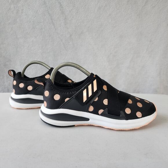 Adidas Shoes Womens Size 5 Sneakers Satin Minnie Mouse Polka Dot Disney Fortarun - Picture 1 of 11